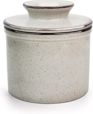 French Butter Dish, Butter Cro for Counter with Water Line, Ceric