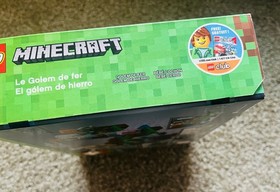 LEGO Minecraft: The Iron Golem (21123) - 99% Complete in Very Good Cond.