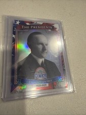 2026 Leaf Metal Presidents Day CALVIN COOLIDGE TP-39 SILVER Refractor #’d/15