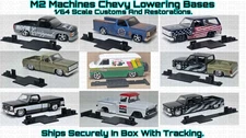 Lowering Base 3D Printed For 1/64 Scale M2 Machines Chevy Trucks & Blazer & Van