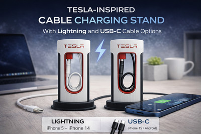 Tesla Supercharger USB Charger - 3D Printed - for iPhone, iPad, Android, others