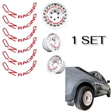 Oz Racing Red Wheel Rim Stickers Decal Set For 1516 Inch Car Rims