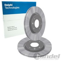 2X Delphi Bremsscheiben 266Mm BelÜFtet Vorne Passend FüR CitroËN Berlingo