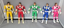 Lot of 5 Dif. Bandai 1993 Mighty Morphin Power Rangers Flip head figures