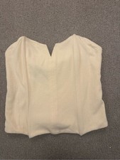 Strapless Cream Bustier Top