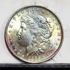 1885-O Morgan Dollar - BU details, Toned Obv (#61341-L)