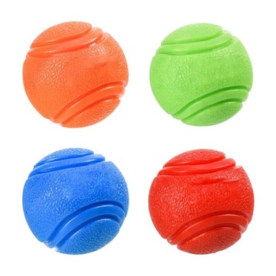 Chew Resistant Ball For Dog Teeth Care And Fetching Activity Interactive Game