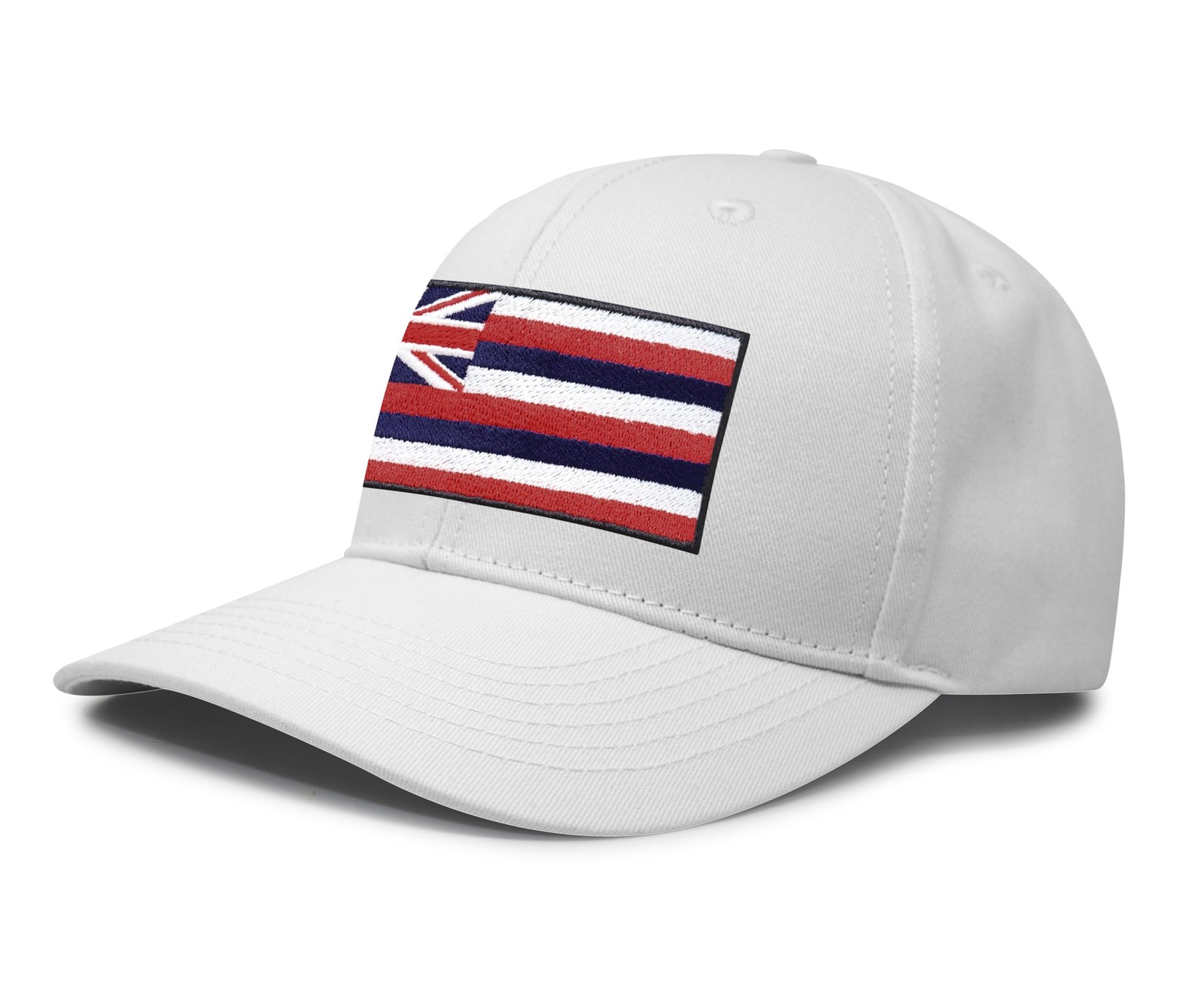 - Adjustable Snapback Cap With Embroidered (all White)