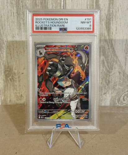 Team Rocket's Houndoom graded PSA 8 for sale on eBay