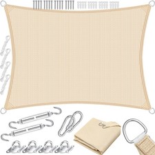 RETOURE Sonnensegel Sonnenschutz UV Schutz Sonnendach Schatten Segel 4x6m