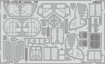 Eduard 48959 1:48 Firefly Mk.I Exterior