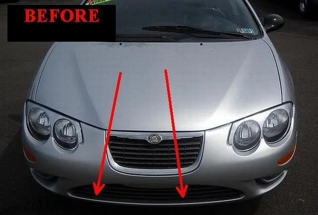 CHRYSLER 300M 1999-2004 MOLDURA CROMADA PARA PARRILLA INFERIOR 2000 2001 2002 2003 Foto 4 de 4