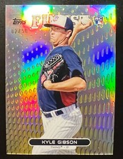 2013 Finest Gold Refractors #57 Kyle Gibson #'d 2/50 Twins
