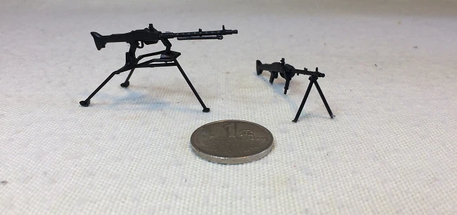 atlas R75 for BMW Army Green Motorcycle with Soldier and gun 1/24 FINISHED MODEL - Image 3 of 4