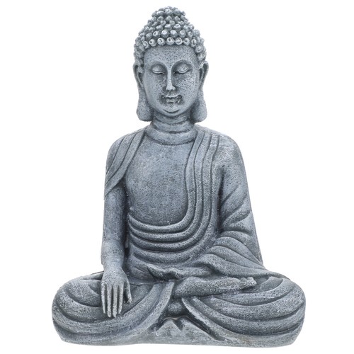 Stone Statue Ornament Animal Decor Buddha Fish Tank Zen Garden