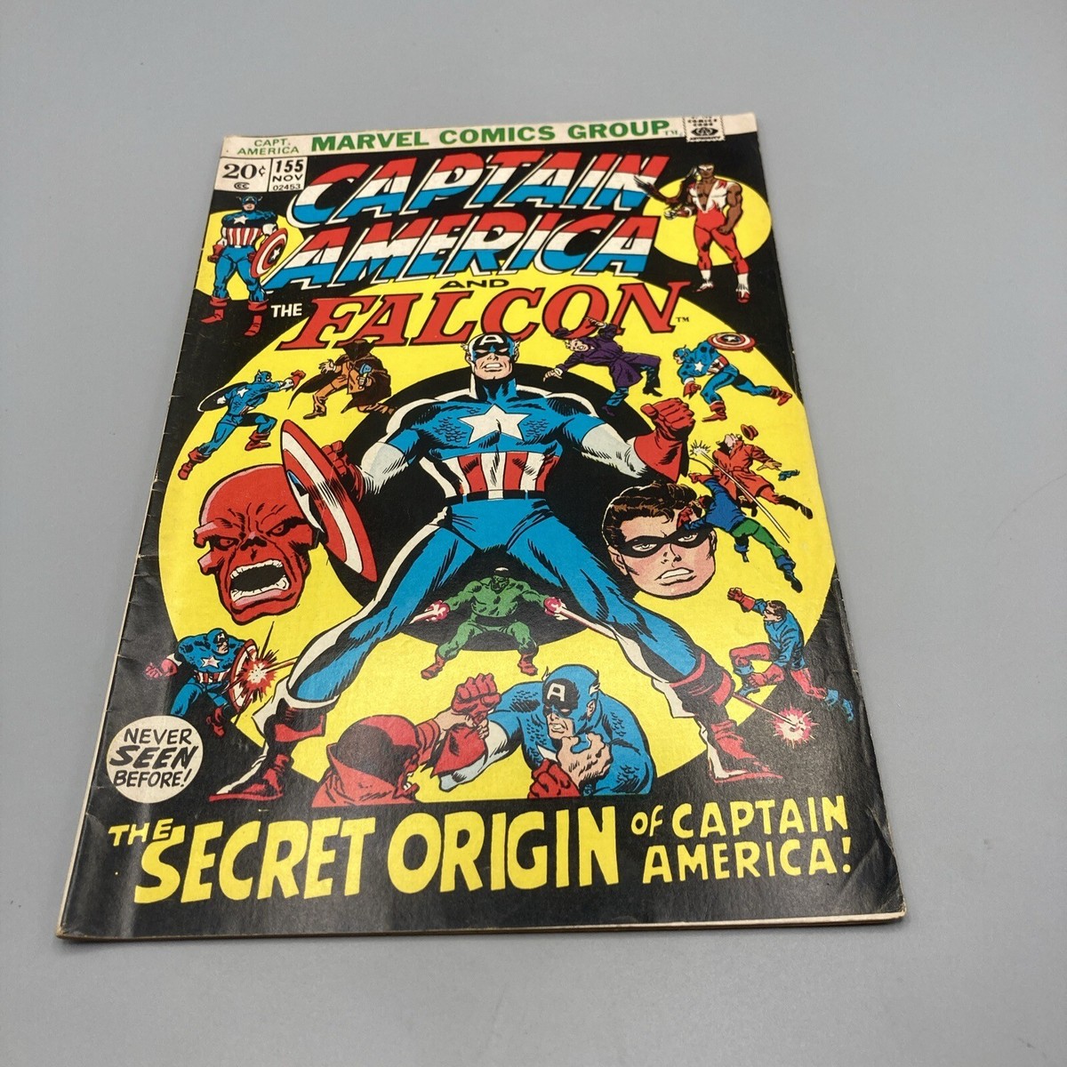 Captain America #155 -1972 -MARVEL COMICS | eBay