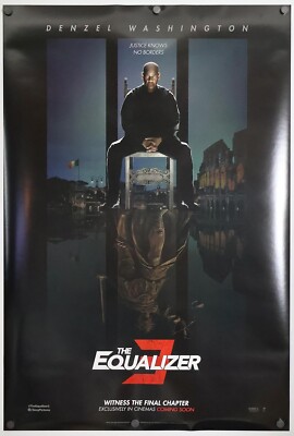 Equalizer 3 - original DS movie poster 27x40 INTL Advance Denzel Washington