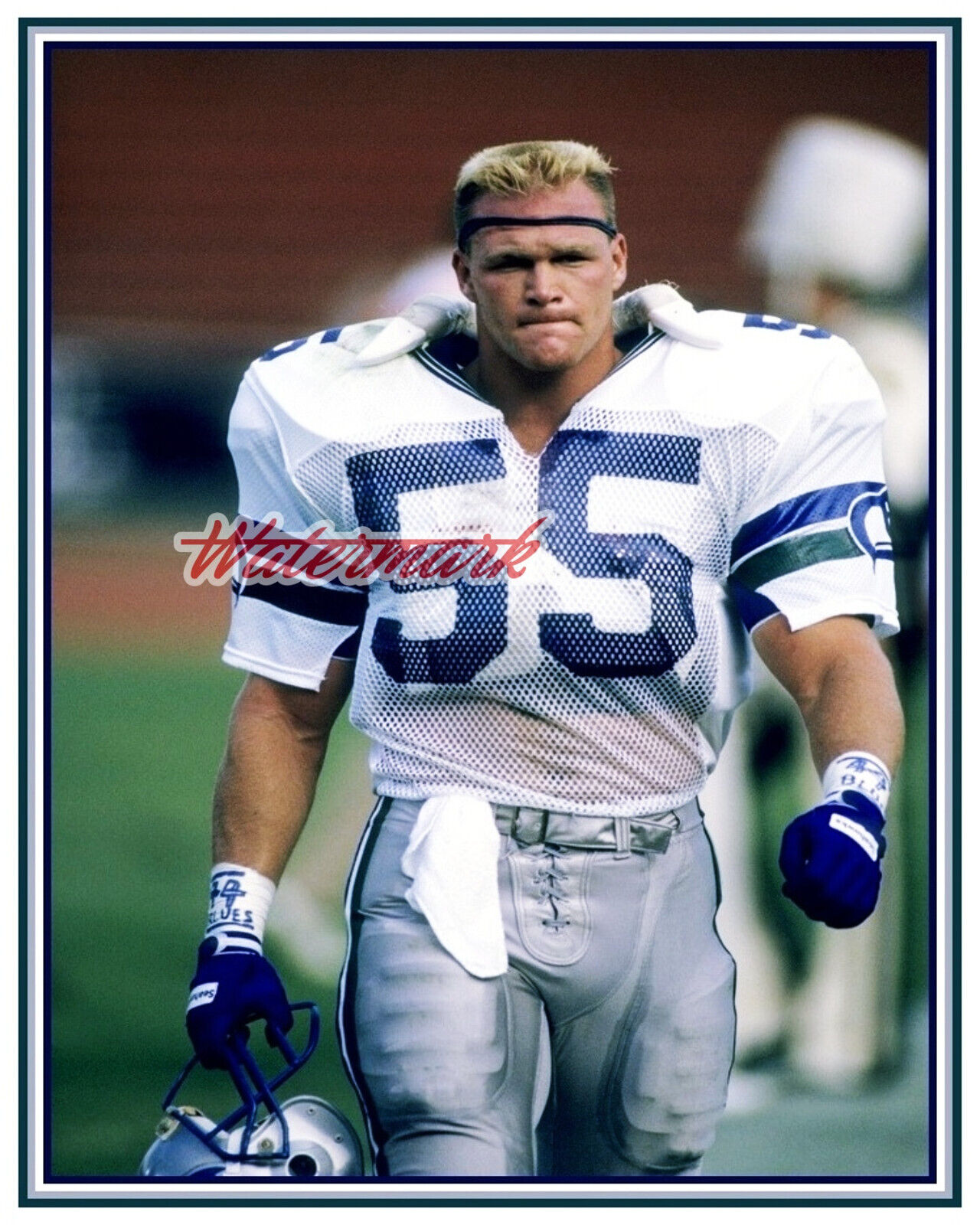 NFL Seattle Seahawks Brian Bosworth Color Matte Finish 8 X 10 Photo Picture
