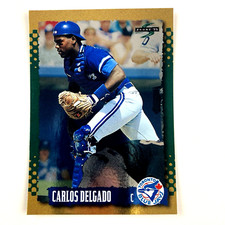 Carlos Delgado 1995 Score Gold Rush Parallel Card #214 Toronto Blue Jays