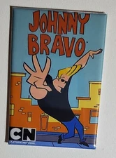 Johnny Bravo Cartoon Refrigerator Magnet 2" by 3" fridge locker