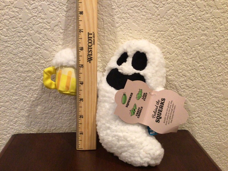 NWT Bark Box Howl-O-Ween Party "SHEET FACED" Dog Toy, Med Size Dog (20-50 lbs.)