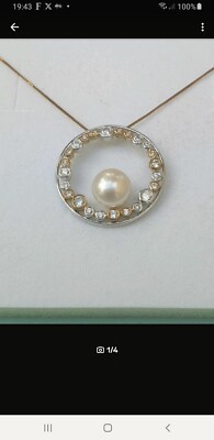 Bicolor Anhänger Mit Kette Von Fabiani