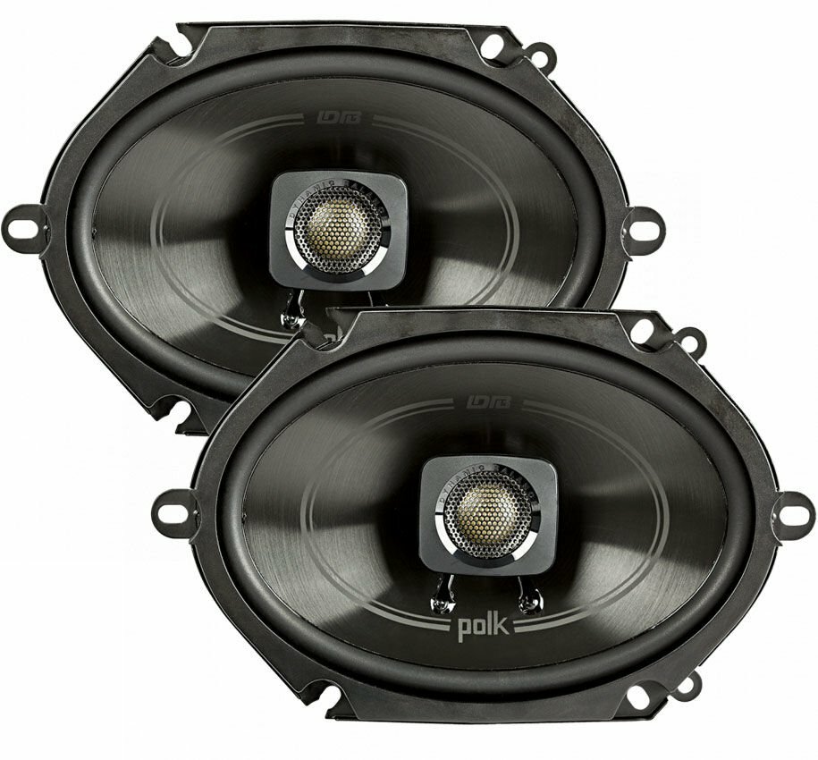Polk Audio DB572 5x7 6x8 2-Way Coaxial Marine Certified Car UTV Boat Speakers
