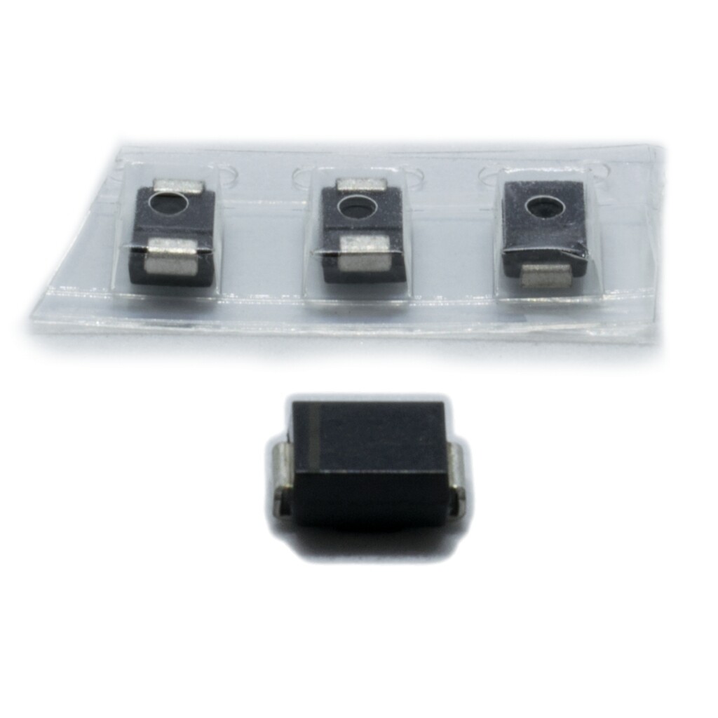 Produktbild von 5x SA265 Diode – SMD Gleichrichter 2kV 2A 500ns, MELF-Gehäuse, DIOTEC, Band/Rolle