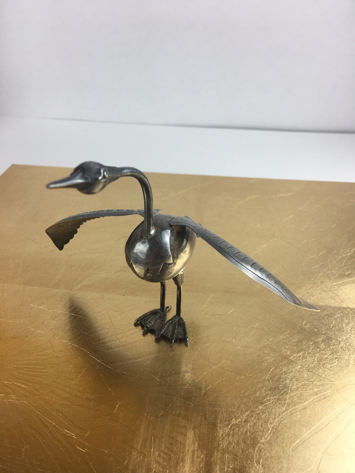Sterling Silver Bird Figurine Statue 925 eBay