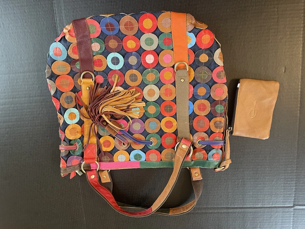 Golunski Leather Flap Over Purse Carribean Range , Soft Leather Multi-Coloured  Purse/ Wallet - Seville - Boros Bags