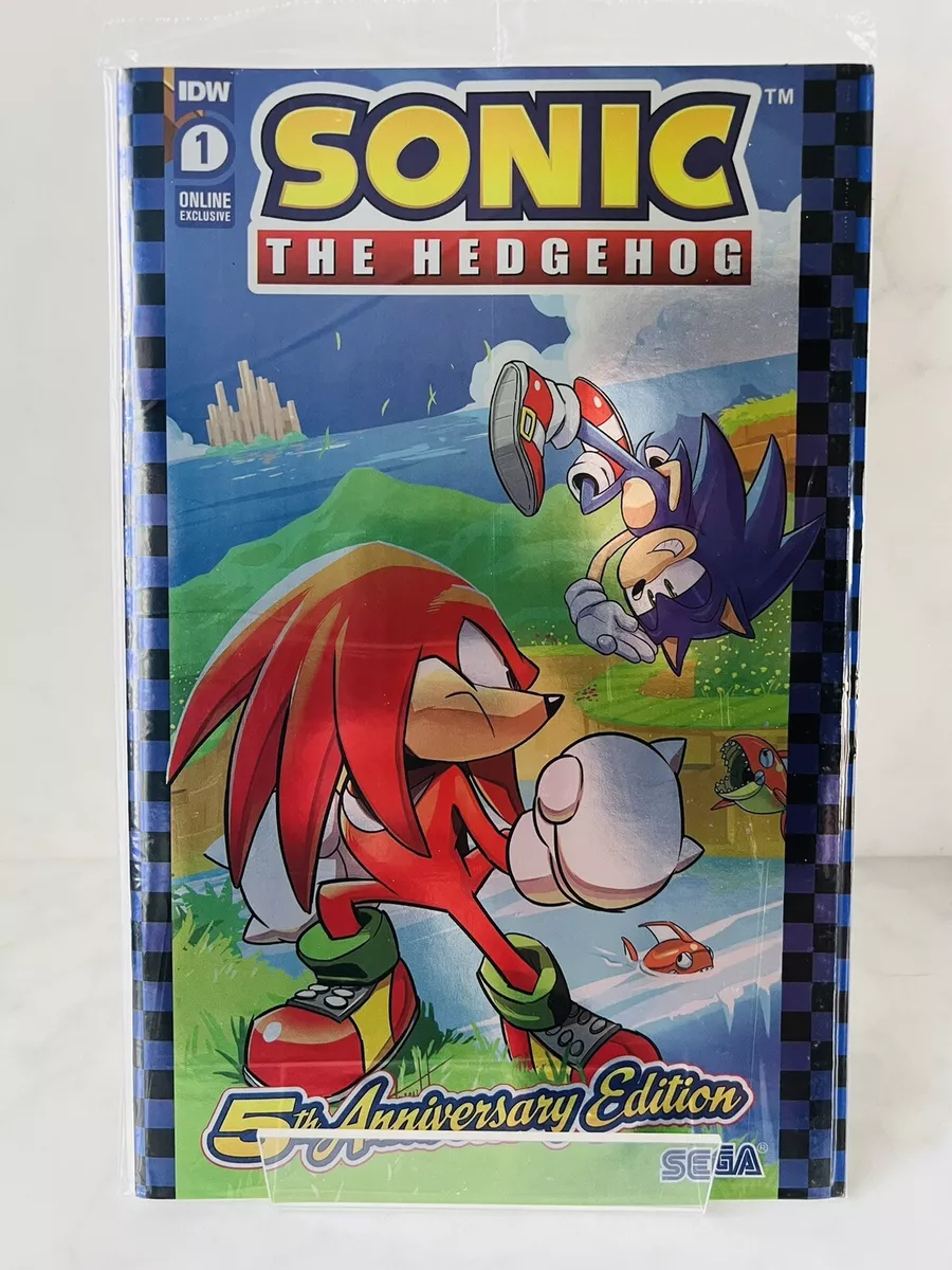 Sonic The Hedgehog (IDW Comics) - 5th Anniversary FOIL Online Exclusive New  NM