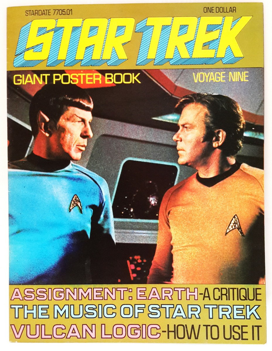 Original 1976 Star Trek Giant Fold-Out Poster Book Collection