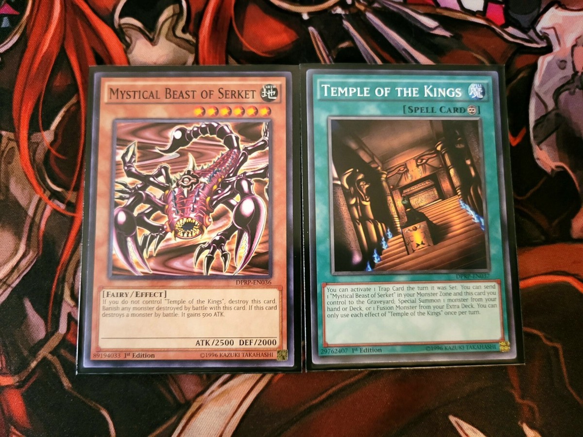 yugioh mystical beast of serket deck Amazon.com: MISKD Yu-Gi-Oh!! Blue Eyes Ultimate Dragon!! 3 Blue Eyes White  Dragon's! All Rare 20 Yugioh Card Lot!! : Toys & Games