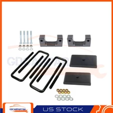 (4) Leveling Kit Lift Front 2.5" & Rear 1" Fits Chevy Silverado GMC Sierra 07-19