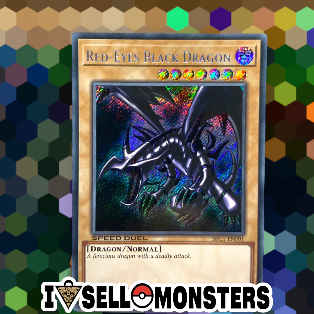 Yugioh! TCG 1x RedEyes Black Dragon (Secret Rare) SBC1ENF01 x1