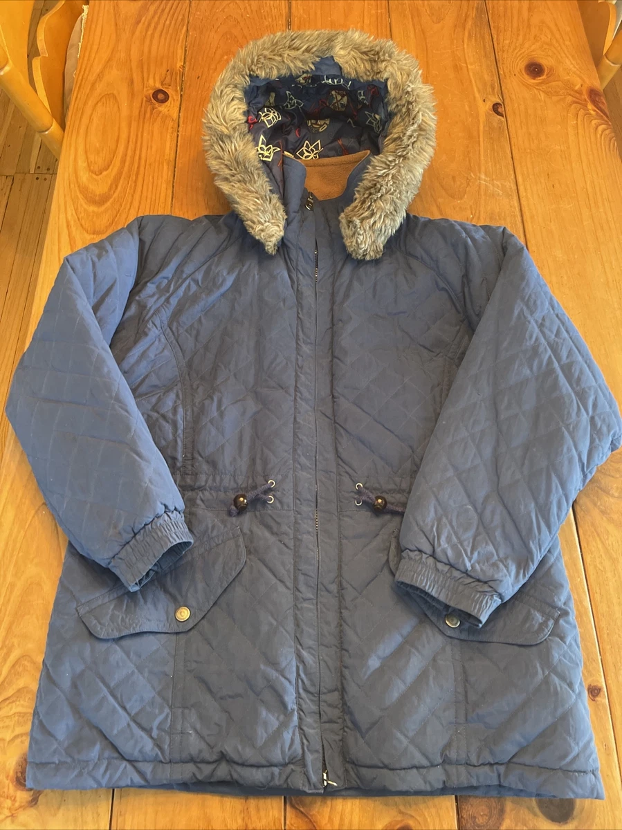 Ll bean womens top long down coat