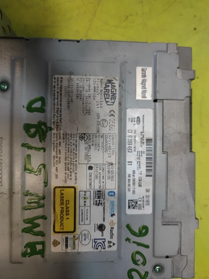 CI939944201 sistema navegación gps para BMW 518D 2016 - Imagen 2 de 3