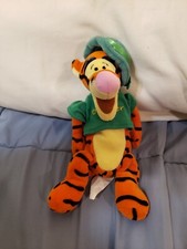 Disney Tigger Bean Bag Plush 9" St. Patrick's Day O'Tigger Pooh Character