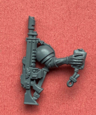 Neue Cadian Upgrade SLUNG LASGUN mit TROPFBEUTEL - Astra Militarum Bits 40k