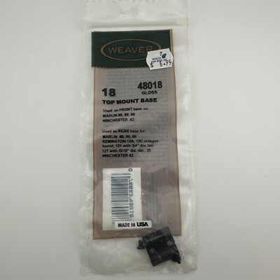 Weaver Mounting Rifle Base # 18 48018 Remington Winchester Marlin