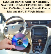 SAT NAV DISC MAP LAST UPDATE for S-Type, XJ, X,  JAGUAR NAVIGATION DVD - CANADA
