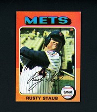 Rusty Staub 1975 Topps - NY Mets #90 EX