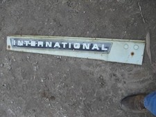 International 656 Rc Tractor Ihc White Front Side Hood Engine Panel W/ Emblem