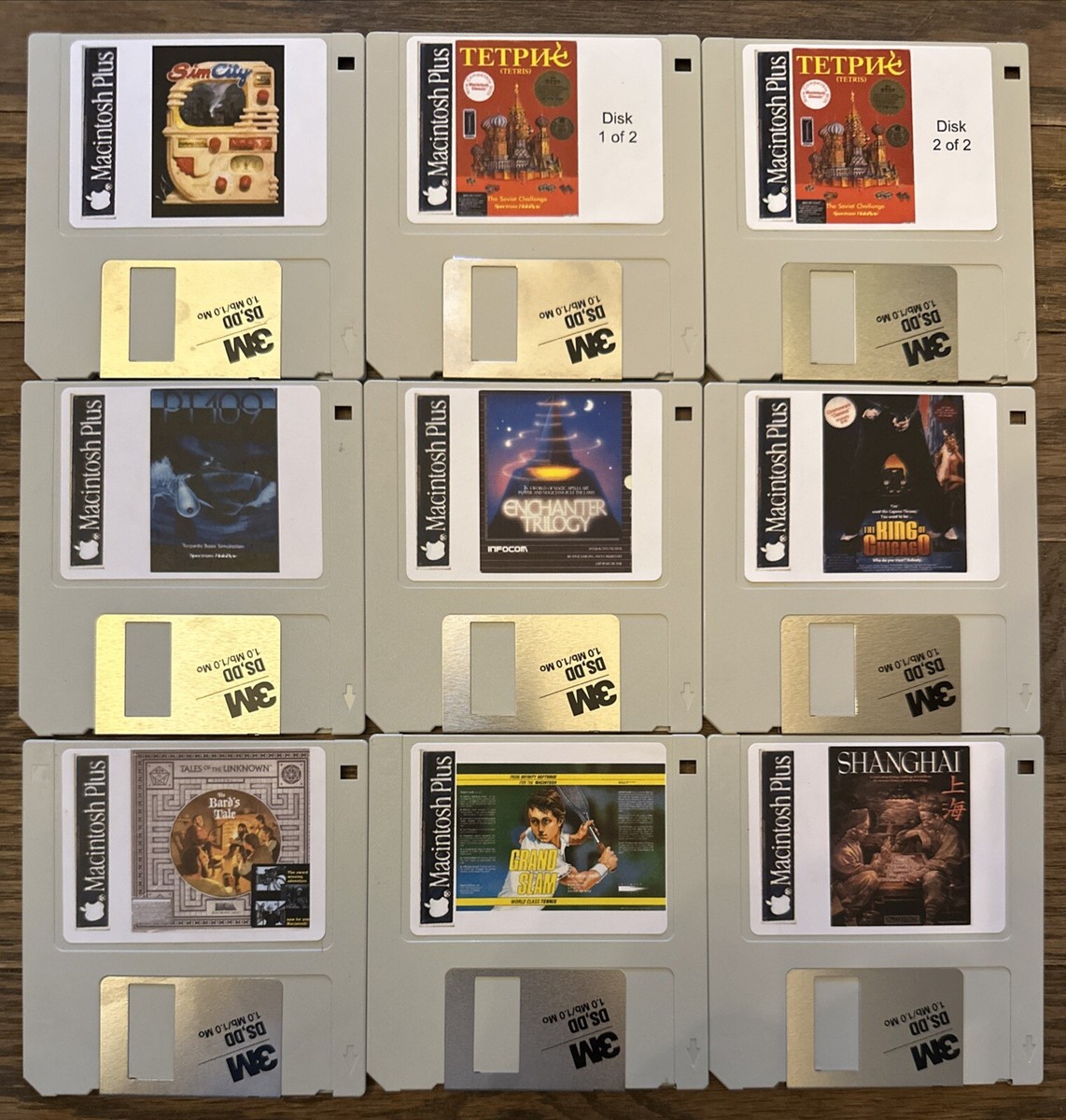 Vintage Apple Macintosh Classic Plus Game Pack 4 On New 800K