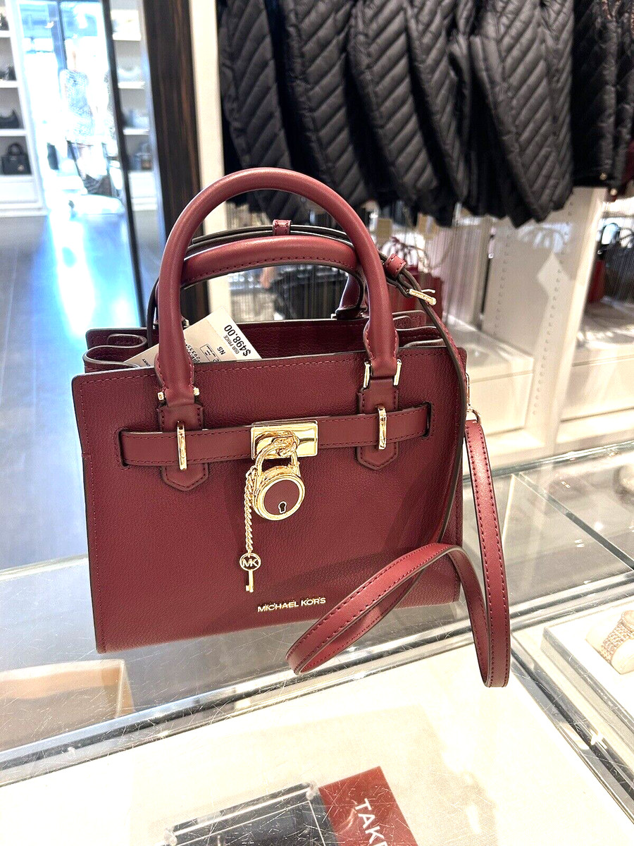 MICHAEL KORS Hamilton バーガンディ ハンドバッグ MICHAEL KORS Hamilton バーガンディ ハンドバッグ