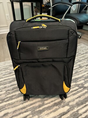 LUCAS ULTRA LIGHTWEIGHT CARRY ON LUGGAGE SPINNER WHEELS 21in