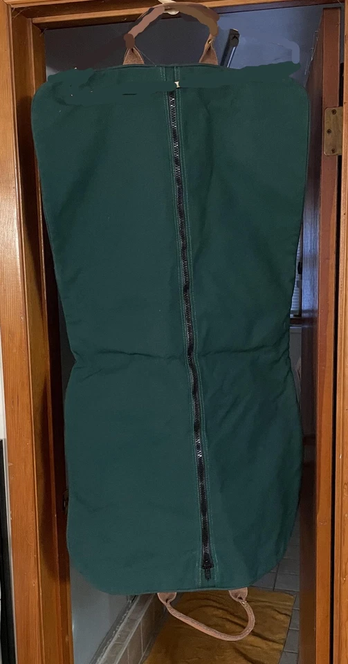 NBC BOLSA DE ROPA DE VIAJE DEPORTIVA EQUIPAJE DE MANO LONA VERDE BORDADO PLEGABLE Foto 2 de 4