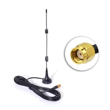 Bingfu WiFi 2.4Ghz 7dBi Magnetic Base RP-SMA Omni Antenna for Security IP Camera