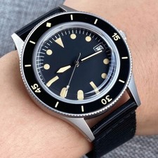 50-Fathoms 40mm Tandorio Retro Watch For Men NH35A Automatic 200m Waterproof