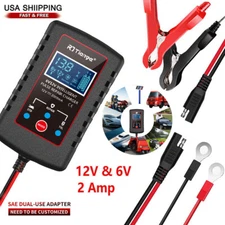 6/12V Smart Automatic Battery Charger Maintainer Motorcycle Car Trickle Float US